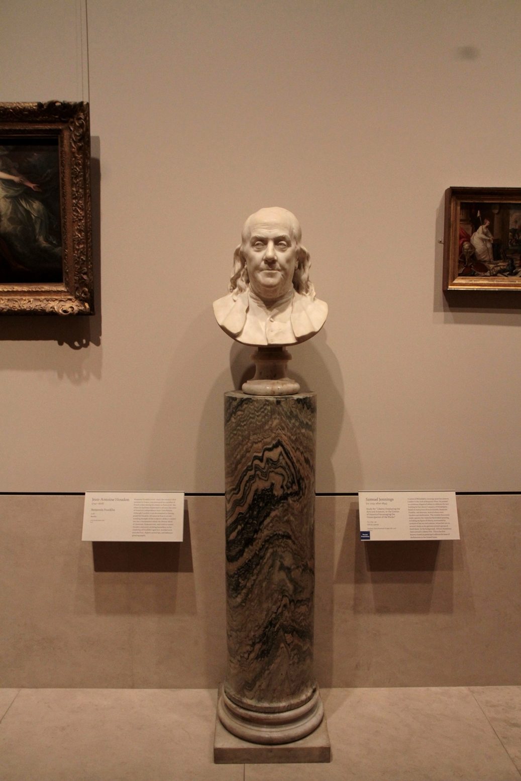 Benjamin Franklin's bust by Houdon, MET, New York - 01.JPG
